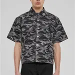Men's shirts with print - camouflage/grey