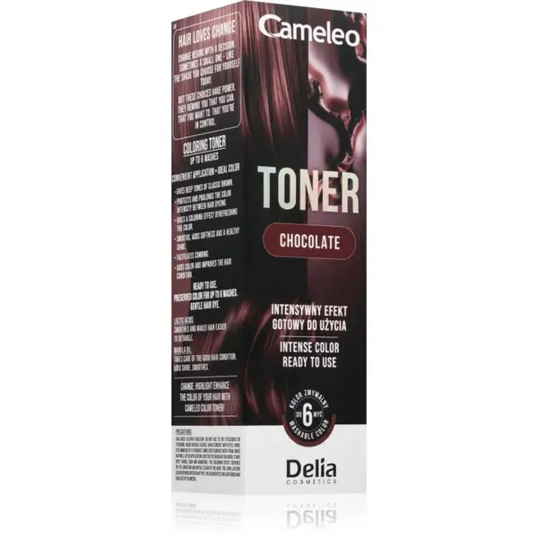 Delia Cosmetics Cameleo Toner farebný toner na vlasy odtieň Chocolate 75 ml