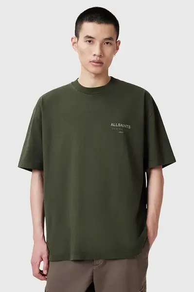 AllSaints oversize tričko pánské bavlněné