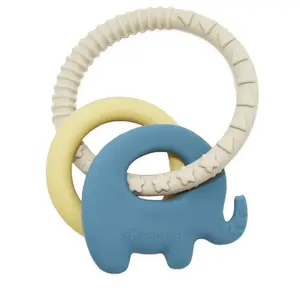 Petite&Mars Silicone teether kousátko Elefi 0 m+ 1 ks