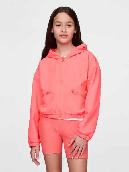 GAP Dětská nylonová bunda Windbreaker - Holky