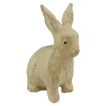 Sedící králík z papírové hmoty malý