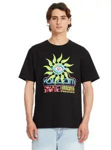 Volcom pánské tričko Realityfab Bsc Sst Black | Černá | Velikost L