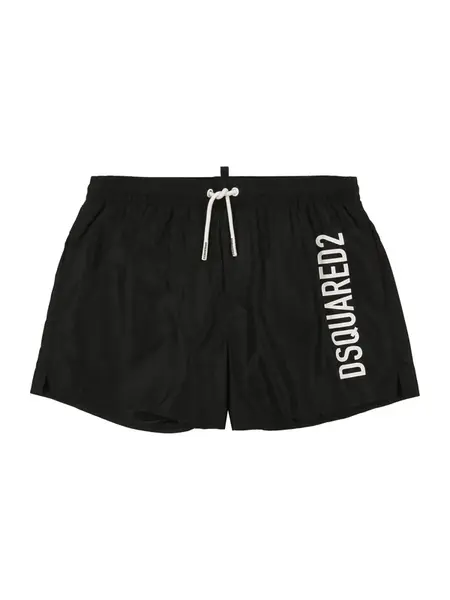 DSQUARED2 Plavecké šortky  čierna / biela