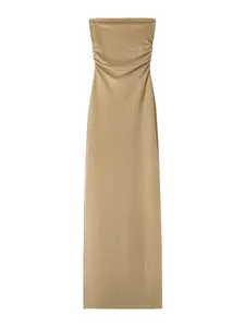 Bershka Šaty  zlatá