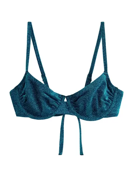 Lindex Bikinový top 'Senna'  modrozelená