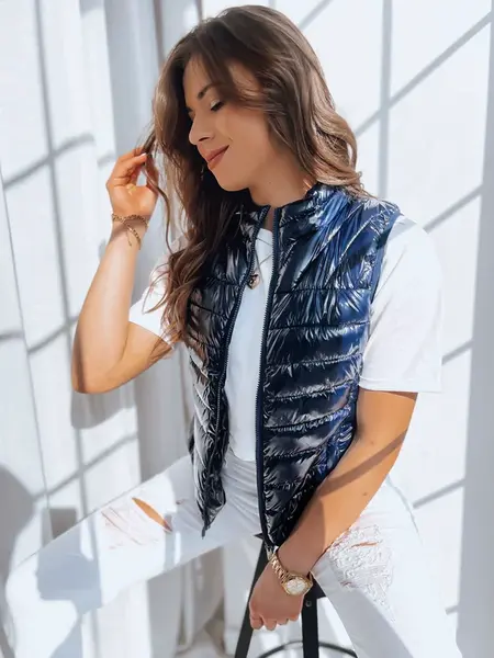 Dámska prešívaná vesta WIANO granátová Dstreet