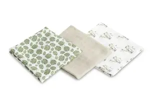 SENSILLO Bambusové plenky, 70x80 - 3ks v balení - Sloník