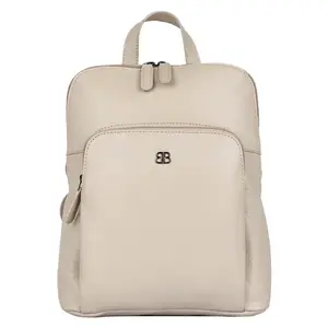 Dámsky kožený batoh Bellicci Candence - béžová