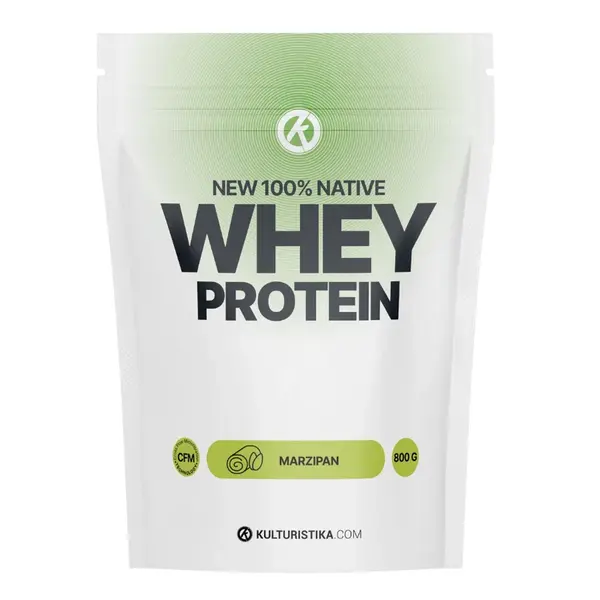Kulturistika.com New 100% Whey Protein 800g - marcipán