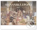 NOTIQUE Nástenný kalendár Slovanská epopej – Alfons Mucha 2027, 48 x 33 cm