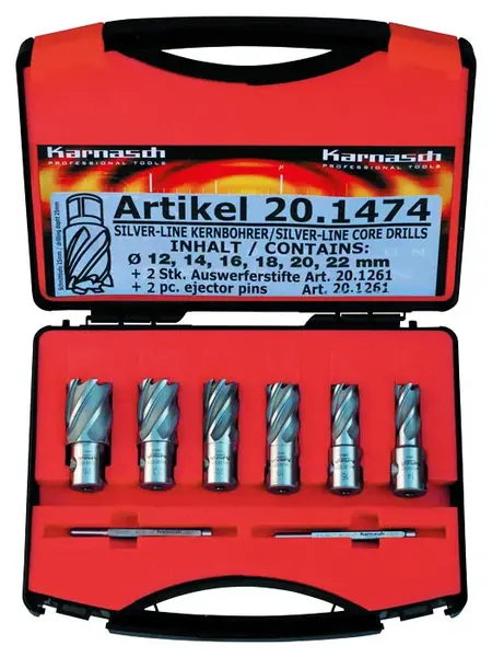Karnasch® Sada jádrových vrtáků Karnasch SILVER-LINE 25