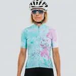 Dámský cyklistický dres silvini calnia šedá/modrá l