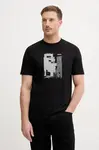 Bavlněné tričko BOSS Orange Te_Imprint