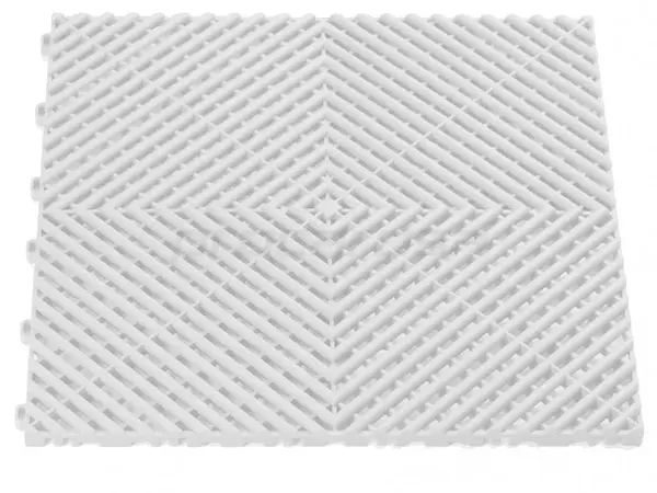 Plastová dlaždice, perforovaná, modulární, 40 x 40 x 1,8 cm, různé barvy - Procarosa Barva: bílá