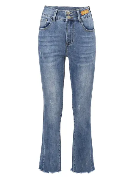Influencer Džínsy  modrá denim