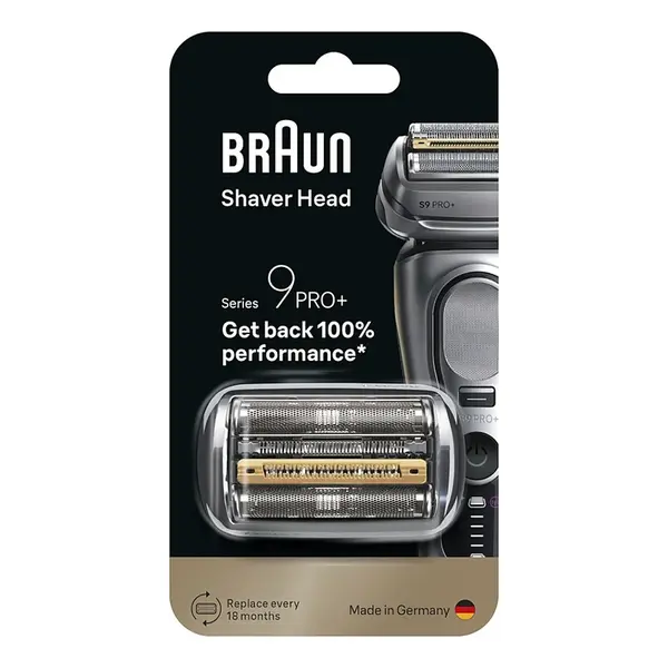BRAUN  Series 9 pro+ silver nahradni hlavice pro strojek