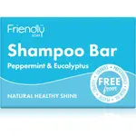 Friendly Soap Natural Shampoo Bar Peppermint & Eucalyptus přírodní mýdlo na vlasy 95 g