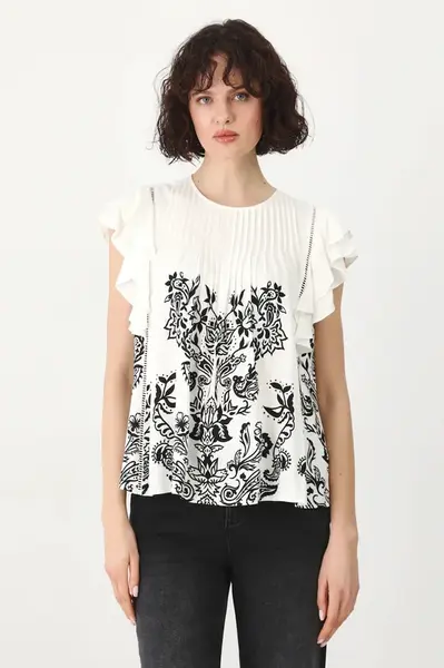 Halenka Medicine dámská, béžová barva, s potiskem