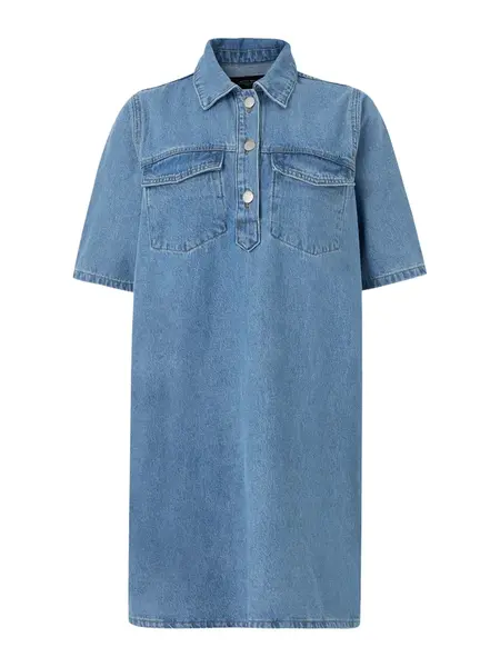 Noisy may Košeľové šaty 'NMIndie'  modrá denim