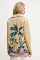 Bavlněná bunda MAX&Co. hnědá barva, 2516081053200