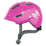 Dětská cyklo přilba Abus Smiley 3.0 Pink Butterfly M (50-55)