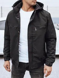 Kurtka męska przejściowa czarna Dstreet