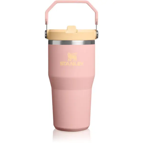 Stanley IceFlow™ Flip Straw 2.0 Tumbler termofľaša z nehrdzavejúcej ocele Peach Rose 590 ml