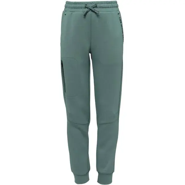 Lewro PADRAY Detské tepláky, zelená, veľkosť 140-146