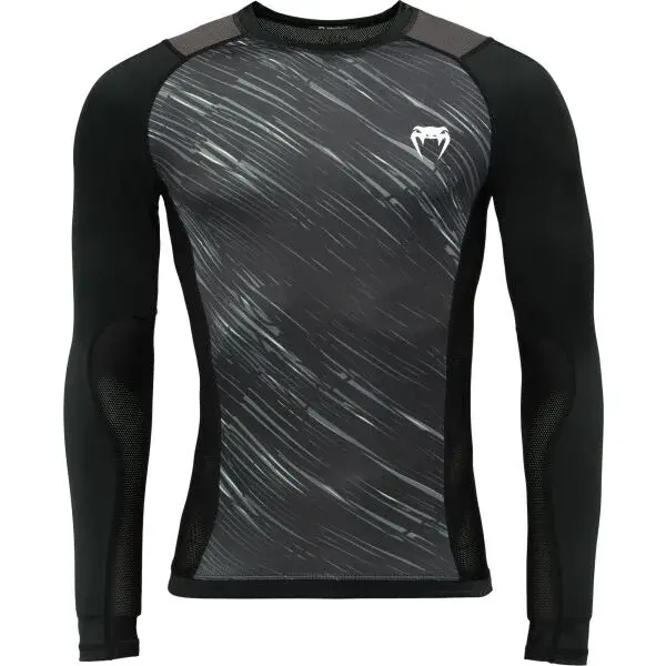 Venum RAPID LONG SLEEVE RASHGUARD Kompresné tričko, čierna, veľkosť