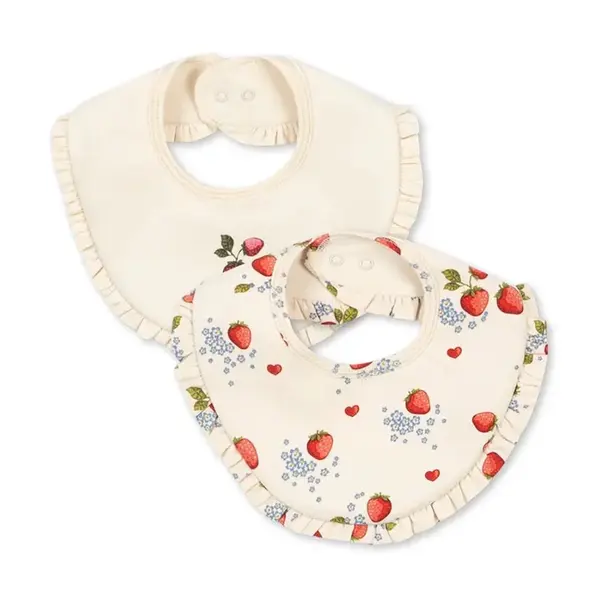 Dětský podbradník Konges Sløjd BASIC 2 PACK FRILL BIB 2-pack KS102250