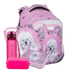 Veľký školský set Bagmaster LUMI 24 G Set L Dog
