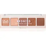 MUA Makeup Academy Eyeshadow Collection 5 Shade Palette paletka očných tieňov odtieň Bronzed 3.8 g