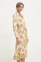 Šaty Answear.LAB béžová barva, midi