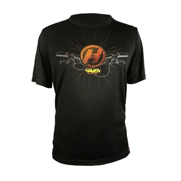 HAVEN NAVAHO II SHORT Pánsky voľný cyklistický dres, čierna, veľkosť