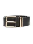 TOMMY HILFIGER Opasky 'Double Keeper Buckle'  čierna