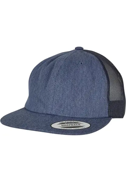 Flexfit Čiapka 'Denim Trucker'  modrá denim / biela