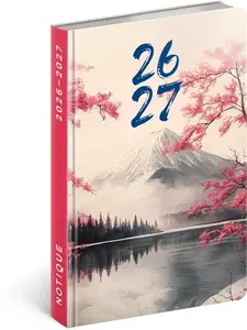 Diář 18měsíční 2026/2027 Petito - Japonsko, 11 x 16 cm