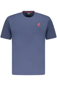 Pánske modré tričko s krátkym rukávom