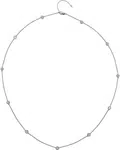 Hot Diamonds Luxusní stříbrný náhrdelník s topazy a pravým diamantem Willow DN131