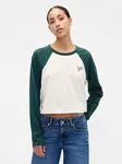 GAP dámske crop tričko s logom