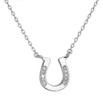 Evolution Group - Pavona Stříbrný náhrdelník Podkova se zirkony 12108.1