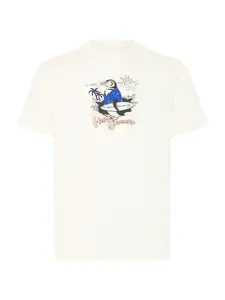 BLEND Tričko 'BHKarsten'  krémová / modrá / biela