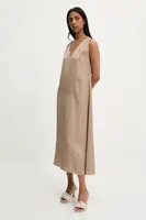 Šaty Answear.LAB béžová barva, midi