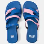 Kožené pantofle Camper TWS dámské, modrá barva, K201602-002