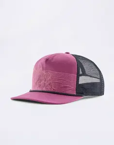 Patagonia Airfarer Cap Strataspire Stripe: Faded Magenta