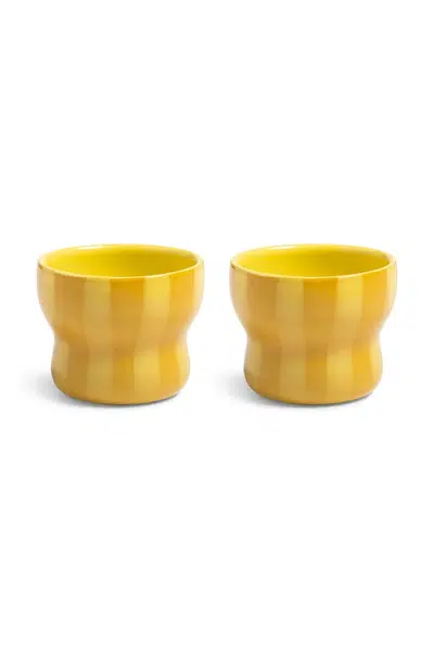 Sada hrnků &k amsterdam 100 ml 2-pack žlutá barva