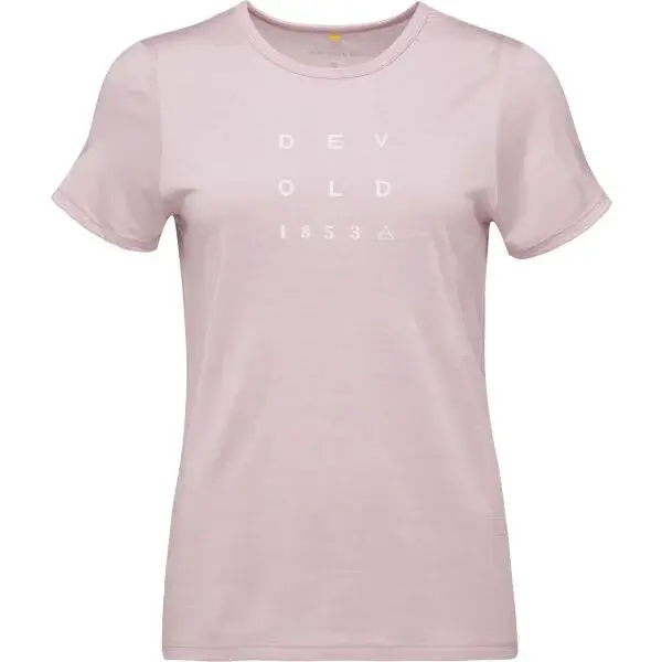 Devold ACTIVE "1853" TEE Dámské triko, fialová, velikost