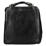 Dámska kožená batôžky kabelka Katana Viola - čierna