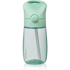 B.Box Junior dětská láhev s brčkem SpearMint 380 ml